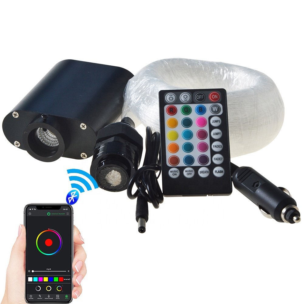 12W RGBW Fiber Light Optic Led App Control Car Roof Rolls Royce Starlight