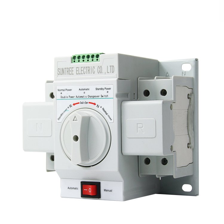 New Design 2P Automatic or Manual Transfer Switch Max. Current 6A Electrical AC
