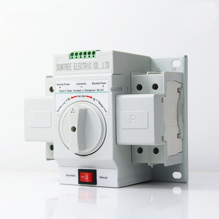 New Design 2P Automatic or Manual Transfer Switch Max. Current 6A Electrical AC