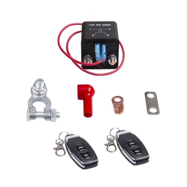 Wholesale 12V 250A Industrial Car Battery Breaker Switch Kit Customizable Manual Type with Remote Control Switches
