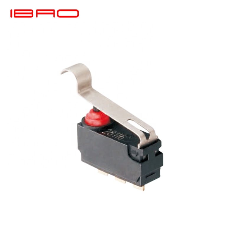 Automotive 10A/250V SPDT IP67 Micro Switch 1M Cycles Plastic/Brass -40°C~85°C IBAO MAE Series