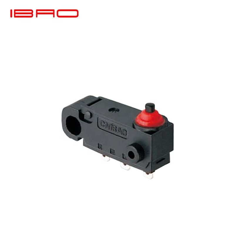 Automotive 10A/250V SPDT IP67 Micro Switch 1M Cycles Plastic/Brass -40°C~85°C IBAO MAE Series