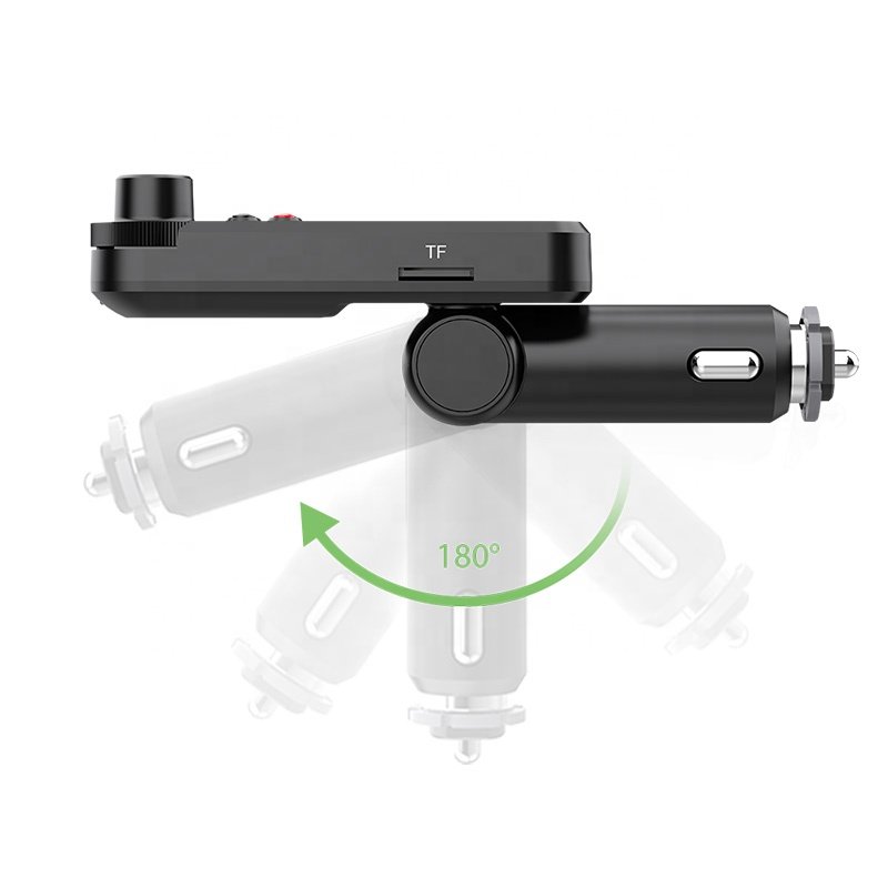 Original Design New Products Big Colorful TFT Display Blue Tooth Car Mp3 Player Fm Transmitters QC3.0 Quick Charge Car Charger