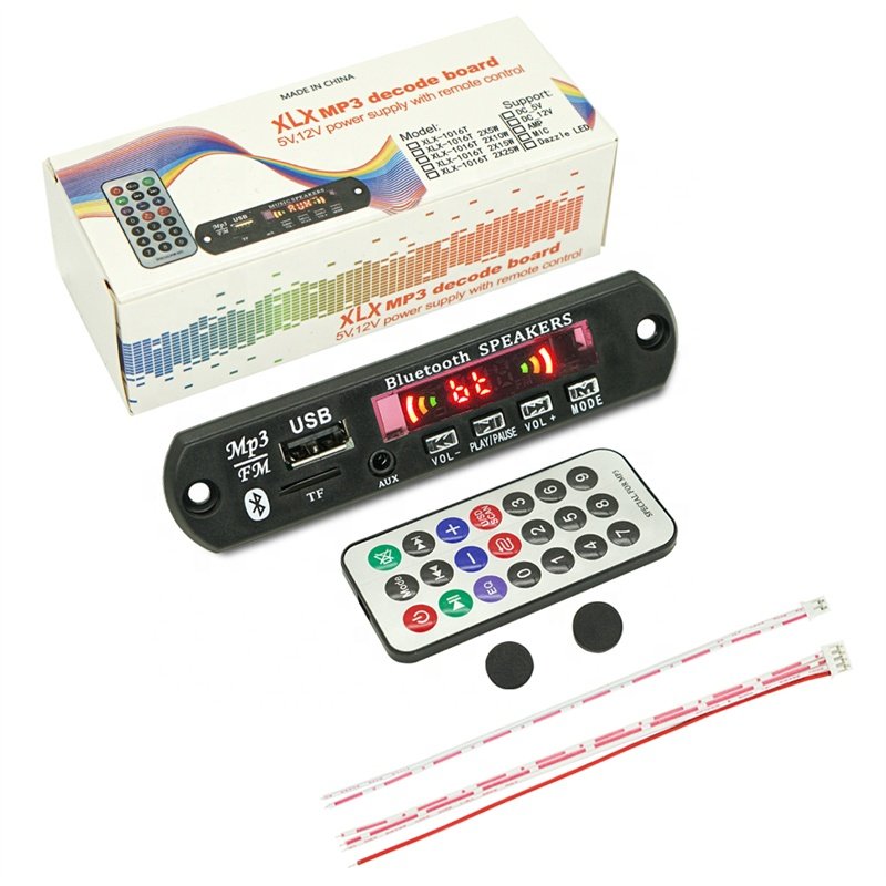 HIFI Audio System Bluetooth MP3 Decoder Board USB Bluetooth Kit 12V Car Accessories Reproductor MP3 Player Module Wireless