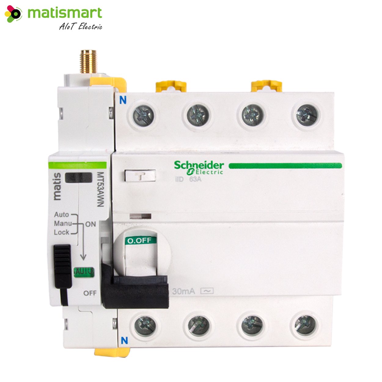 Tuya Wifi Mini Smart Switch Breaker with Dry Contact Wifi Smart Switch 10a Breaker 50 Amps Wifi Breaker