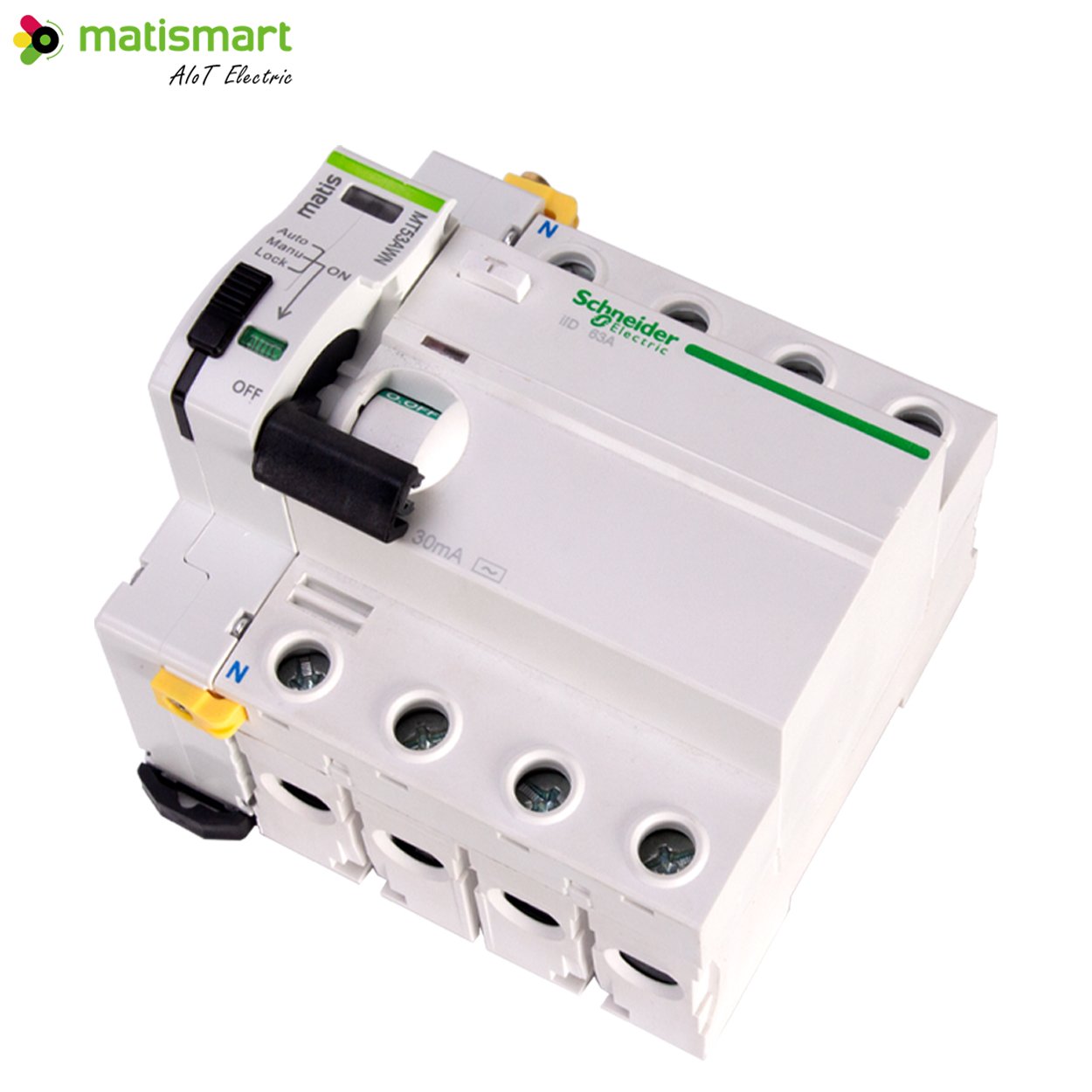 Tuya Wifi Mini Smart Switch Breaker with Dry Contact Wifi Smart Switch 10a Breaker 50 Amps Wifi Breaker