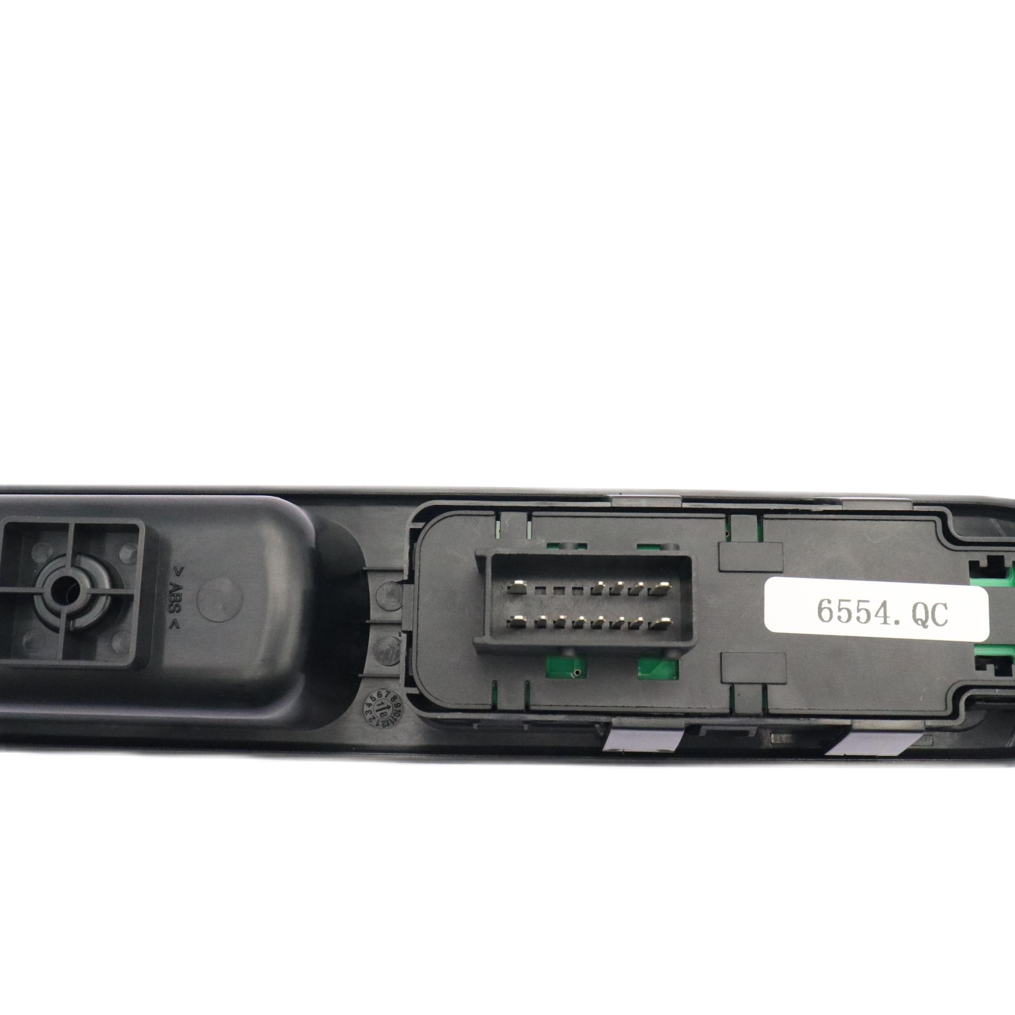 JHB053 6554.QC New Plastic Car Window Lifter Switch Compatible with Peugeot 207 Citroen C3 C4 Picasso