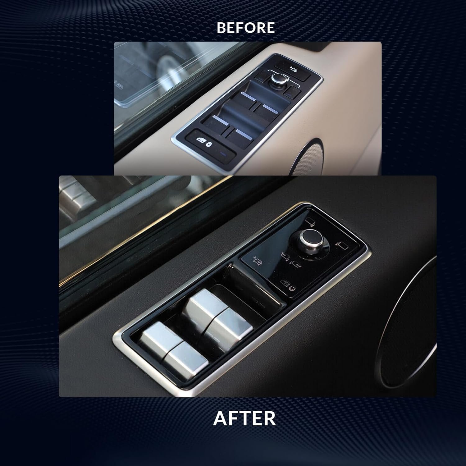 Car Window Lift Switches Control Button Assembly for Land Rover Range Rover Sport 2014-2017 Electric System