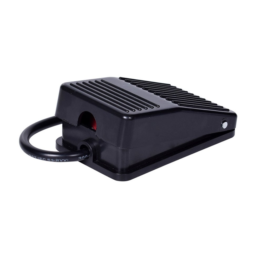 Foot Switch Plastic Pedal Foot Wired 1-3 Meter Controller AC 10A 250V Foot Pedal Switch Waterproof