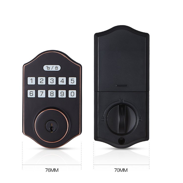 Eu Style Euro Keyless Entry Car Door Tuya Wifi Smart Digital Mechanical Traditional Electronic Deadbolt Door Locks With Keypad
