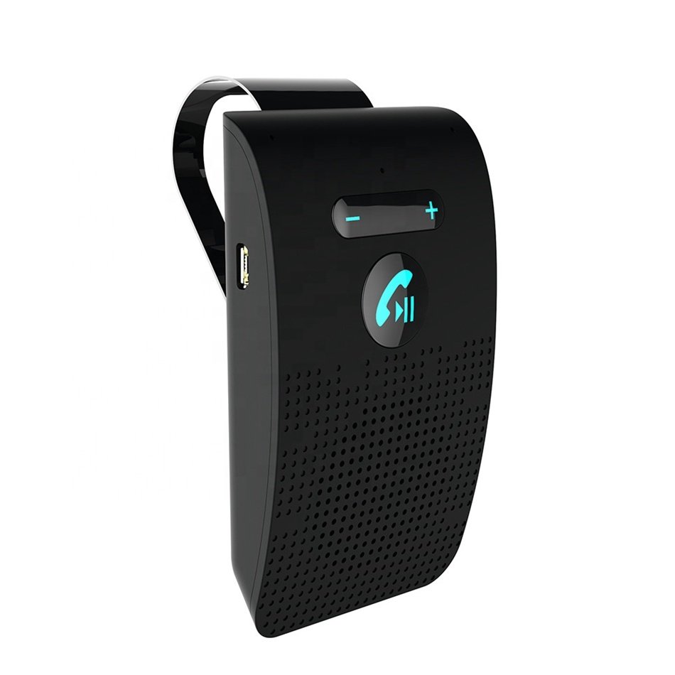New Car Bluetooth Speaker Handsfree Wireless Noise Cancellation Stereo Car Music Player Bluetooth Car Sun Visor Speaker