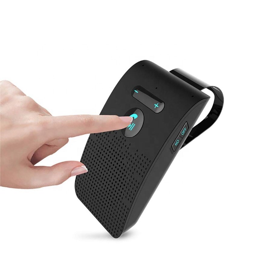 New Car Bluetooth Speaker Handsfree Wireless Noise Cancellation Stereo Car Music Player Bluetooth Car Sun Visor Speaker