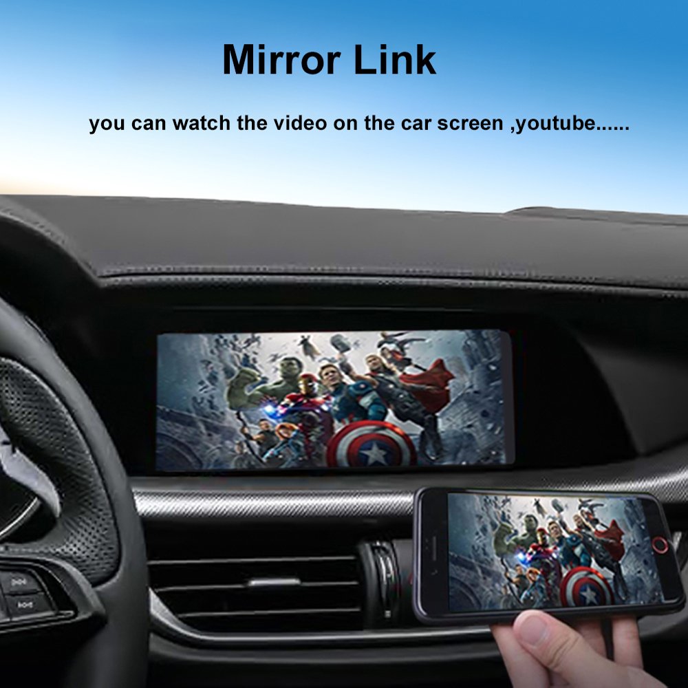 Dckloer Wireless CarPlay and Android Auto for Rolls-Royce Wraith EVO 2019-2022 10.25" Screen Plug and Play Retrofit Kit OEM