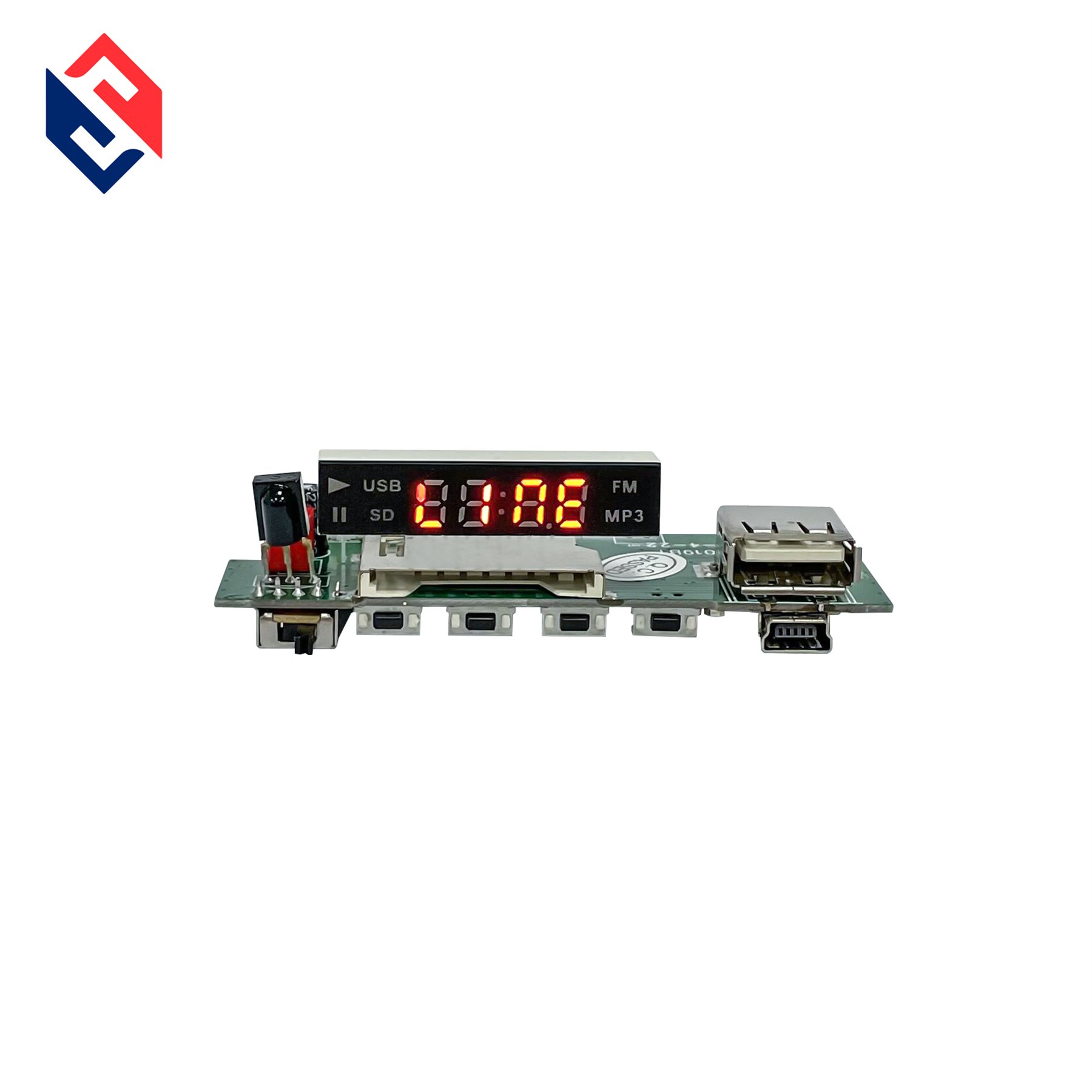 Indonesia Hot Selling USB 5v 12v MP3 radio Bluetooth Module Amplifier Decoder Board MIC Kit For Music Speaker Radio