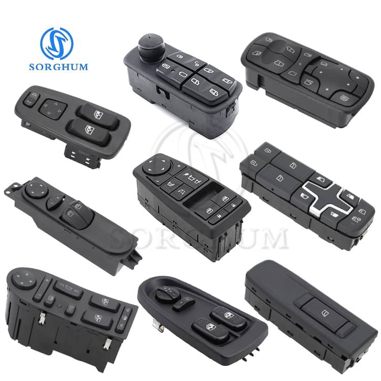Sorghum Truck Parts Electrical System Ac Control Panel Switch Combination Headlight Rocker Switch for VOLVO SCANIA MAN BENZ