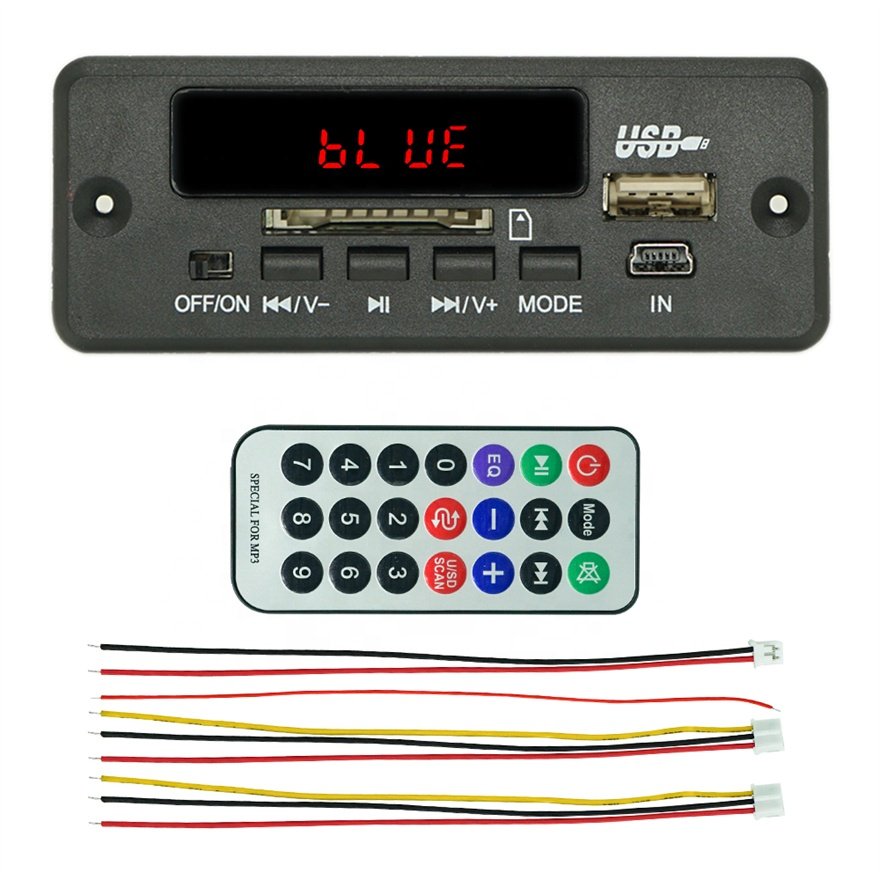 Music Wireless Speaker Decoder Board PCBA Digital Radio Bluetooth Module 5.0 MP3 USB Bluetooth AUX Kit With SD Card