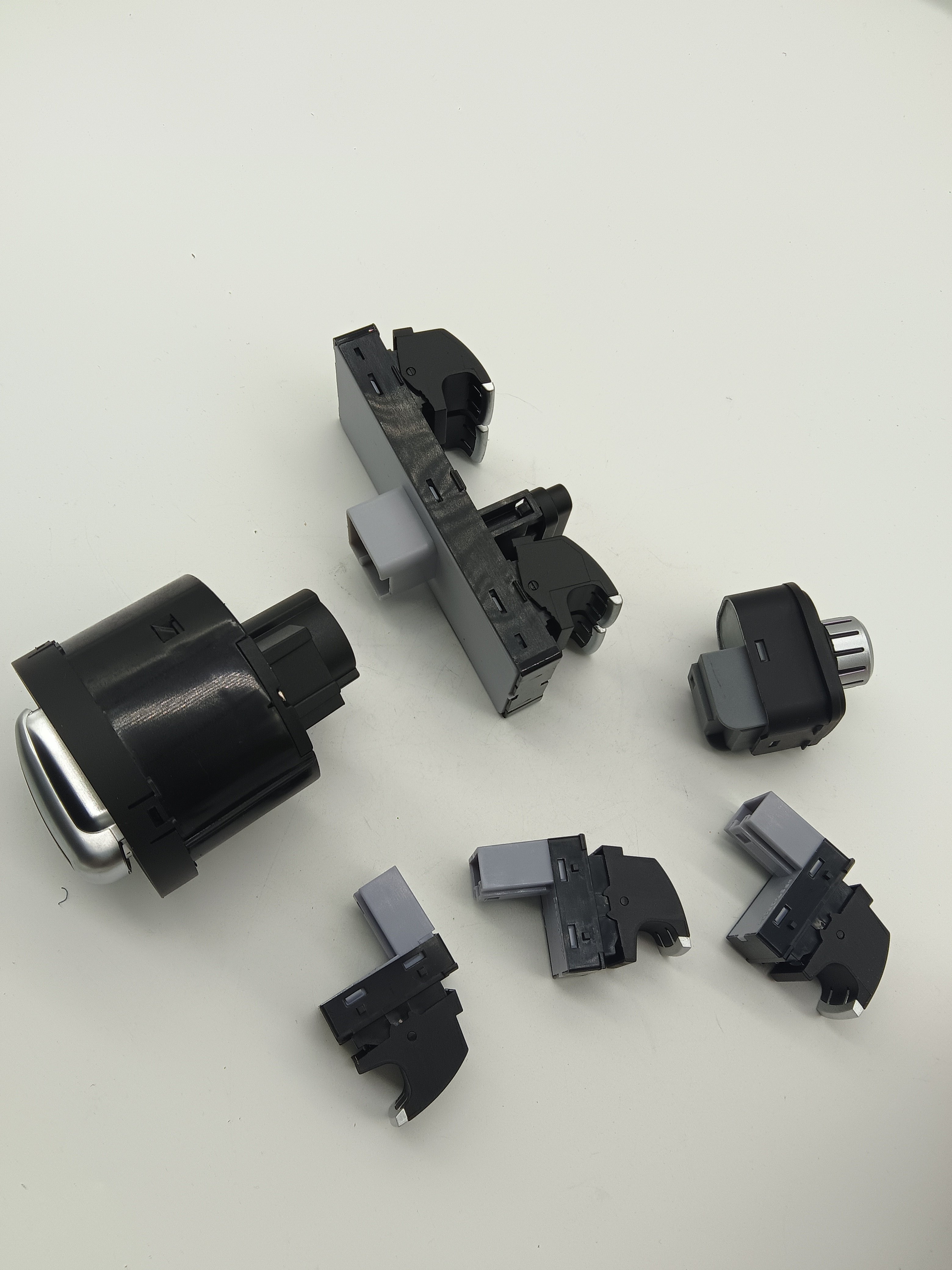 6 Pcs Headlight Switch Side Mirror Push Button Master Window Switch for Passat B6 Tiguan Caddy 5ND 941 431 B 5ND 959 857