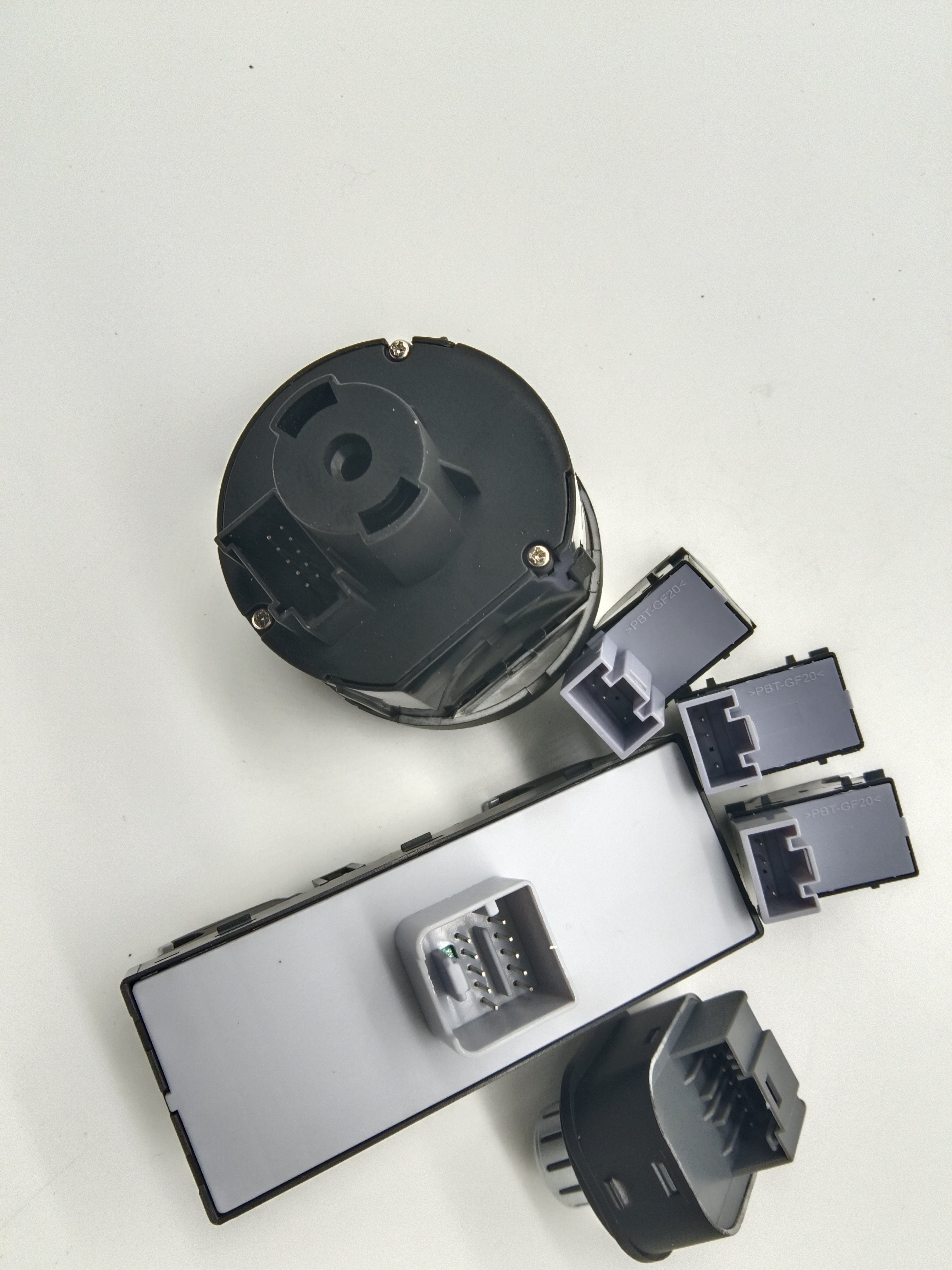 6 Pcs Headlight Switch Side Mirror Push Button Master Window Switch for Passat B6 Tiguan Caddy 5ND 941 431 B 5ND 959 857