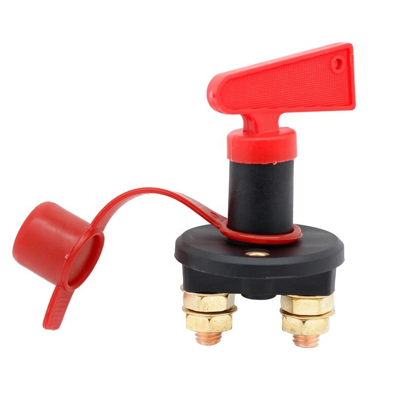 Universal Car 300A M10 M8 Master Power Rotary Auto Battery Disconnect Boat Cut Off Kill Switch Switch With Removable Key