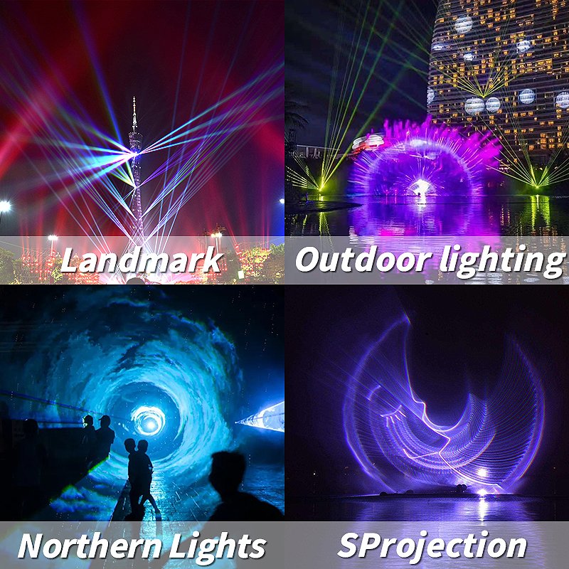 SHTX High Power 15W Stage Lights Laser 10 Watts Scanner Rgb Laser Lines Beam Projector for Club DJ Bar Wedding 20w Lazer Light