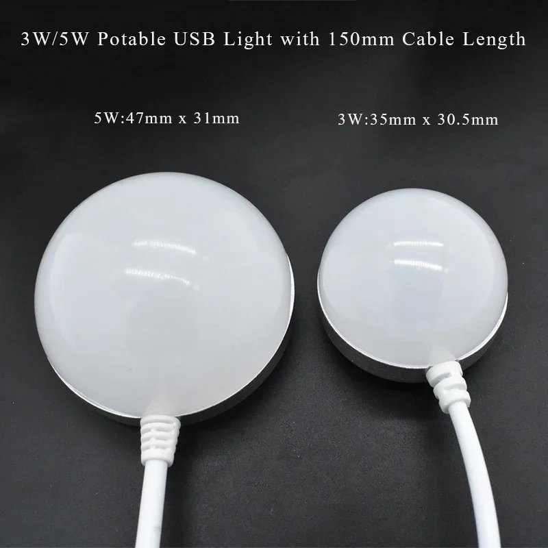 Portable USB Mini LED Night Light Reading Lamp for Dormitory Bedroom and Emergencies