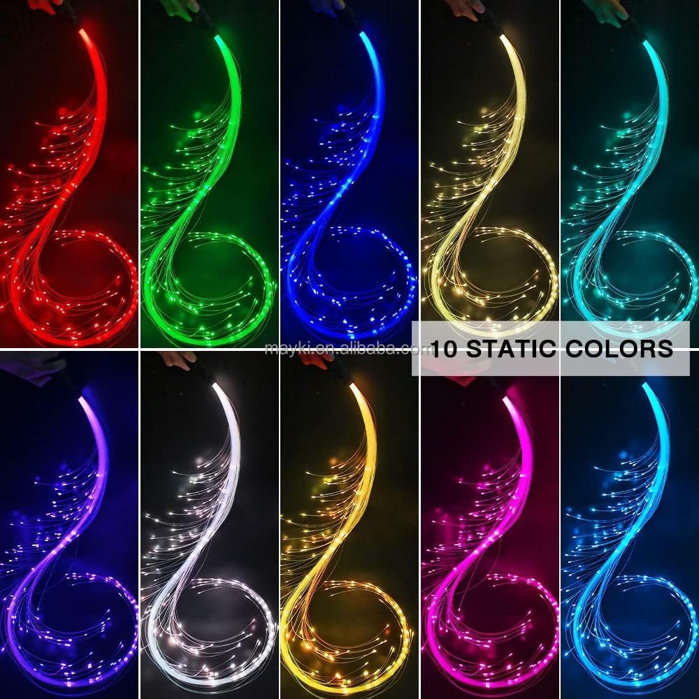 0.25mm to 3mm Pmma End Glow Optic Fiber Lighting Roll for Home Theater Star Ceiling Car Roof