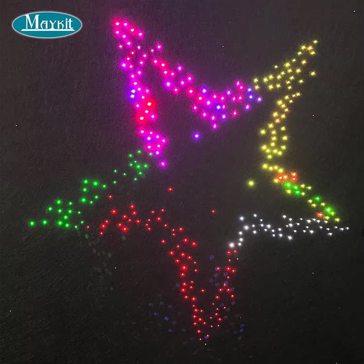 288pcs Fiber Optic Shooting Star RGB Shower Meteor Light Starlight Headliner Kit Shooting Star