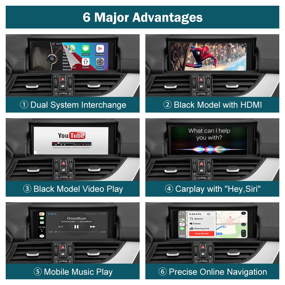 Road Top Wireless Apple Carplay Android Auto Mirror-link Car DVD Player CarPlay for BMW EVO System Z4 E89 2017 With 8.8" Screen