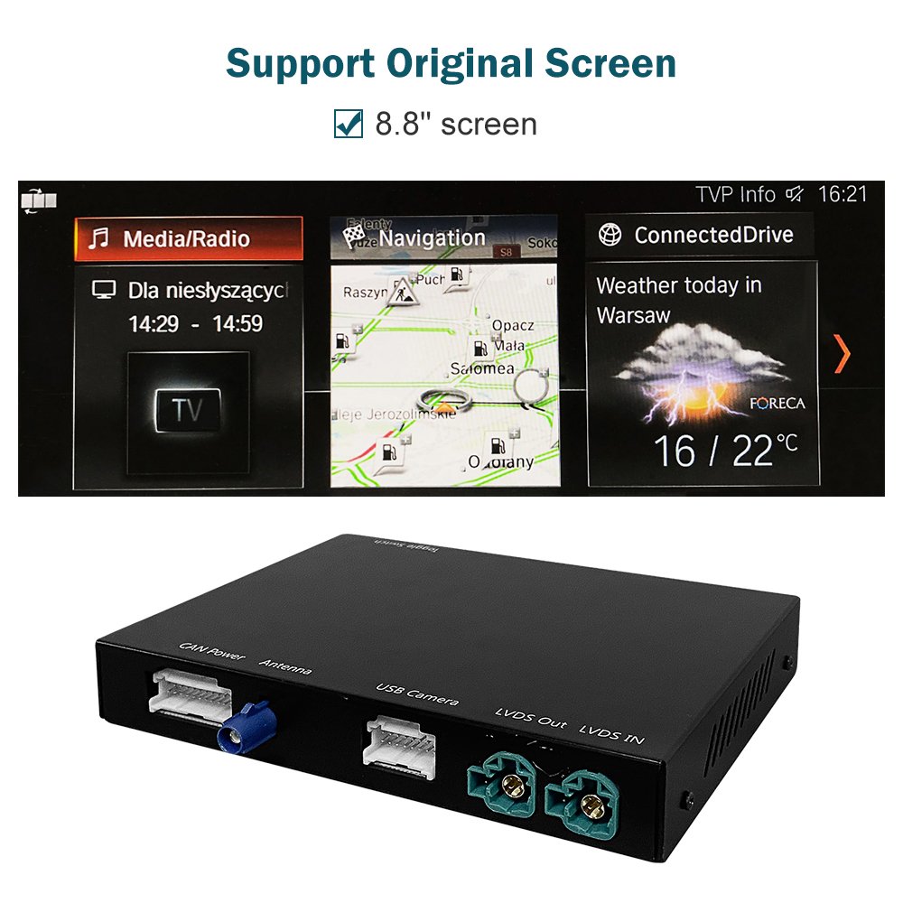 Road Top Wireless Apple Carplay Android Auto Mirror-link Car DVD Player CarPlay for BMW EVO System Z4 E89 2017 With 8.8" Screen