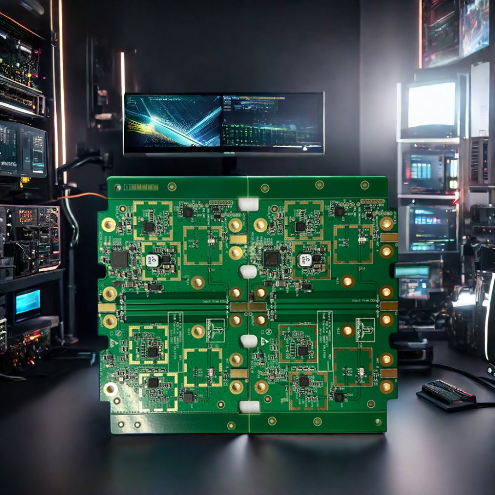 High Frequency Auto Switches Network HDI PCB Assembly Electronic Controller Board with ODMA FR-4 Base Material