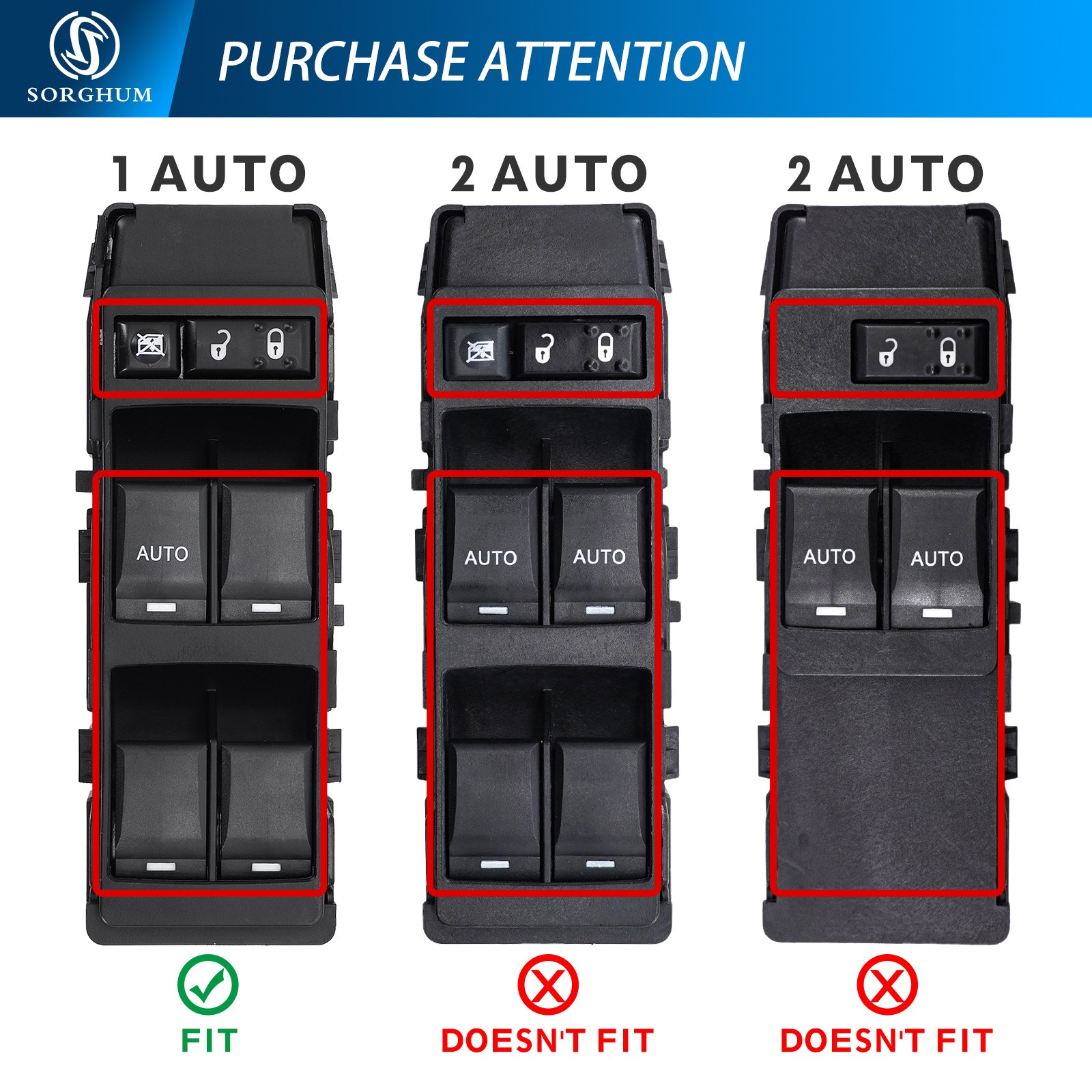 Sorghum 04602780AA 56040691AB V7700001AA V7700001AB Automotive Parts Car Master Power Window Switch for Dodge Dakota 2005 2011