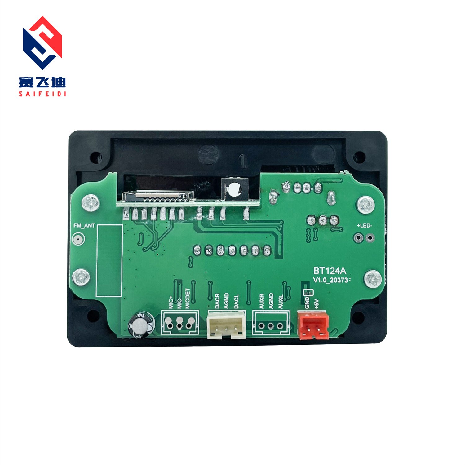 MP3 Decoder Board Car Audio USB TF FM Radio Module Color Screen MP3 Player Kit Wireless Blue Tooth 5.0 Cables Portable Speaker