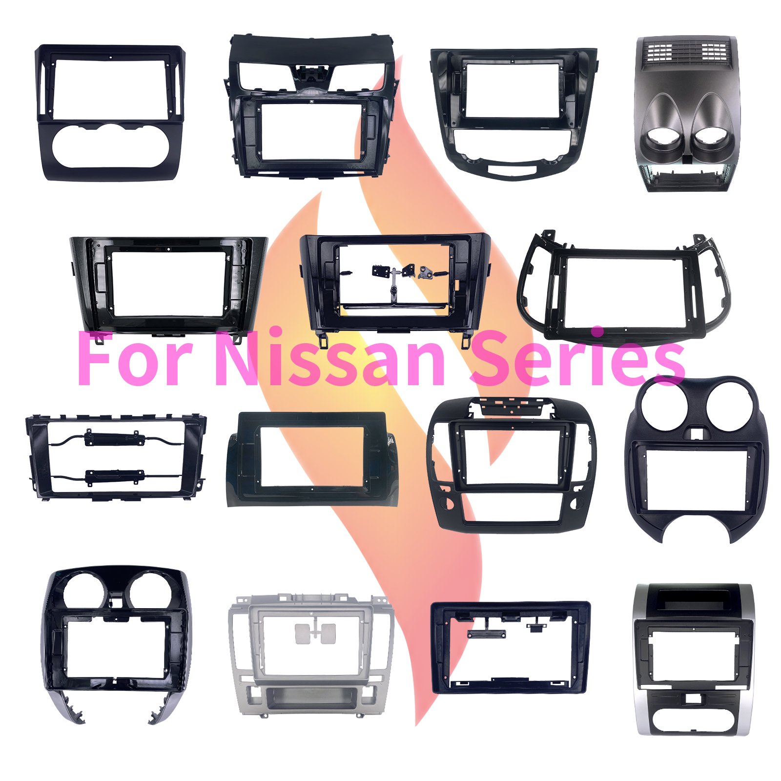 GPS Frame Kit 9 Inch Dash Kit Car DVD Player for 2016-2020 HYUNDAI H1 Radio Frame