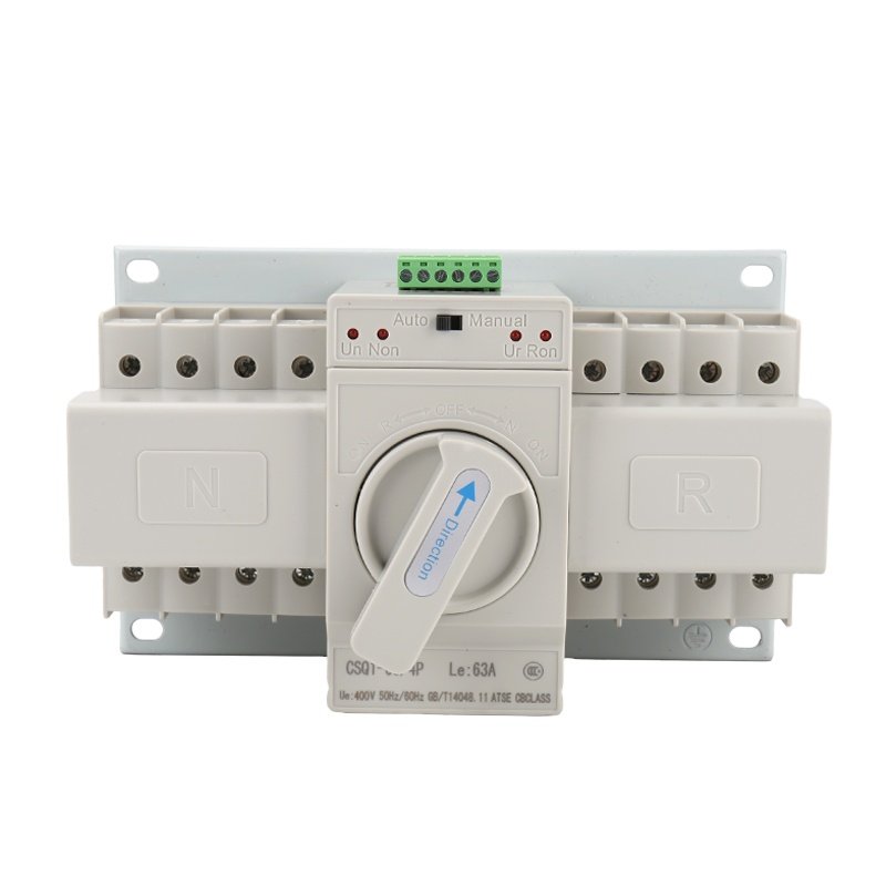 4P 4 Pole Dual Power Manual Controller 63A 63 Amp 400V Changeover Auto Automatic Transfer Switch Generator