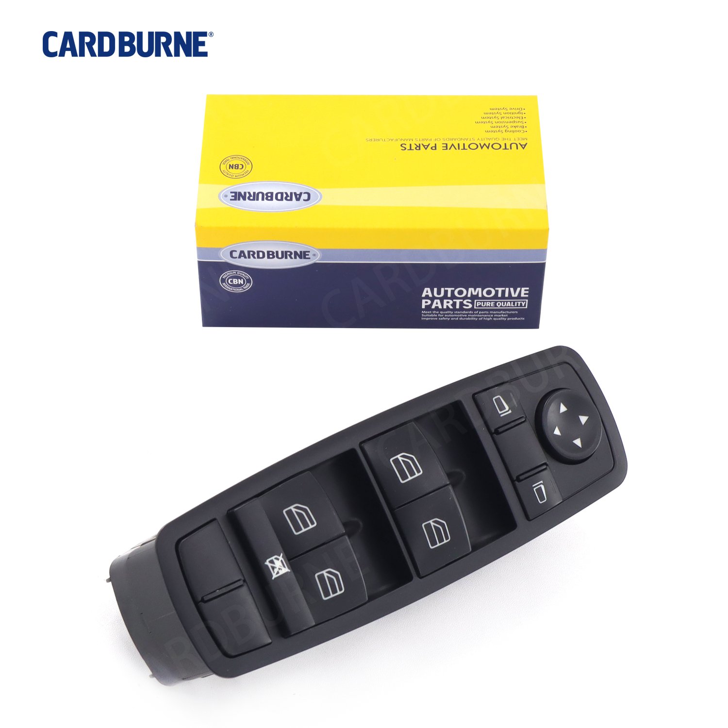 Cardburne 2518300090 Auto Car Front Door Power Window Regulator Mirror Control Switch Button for Mercedes Benz W164 W251 V251