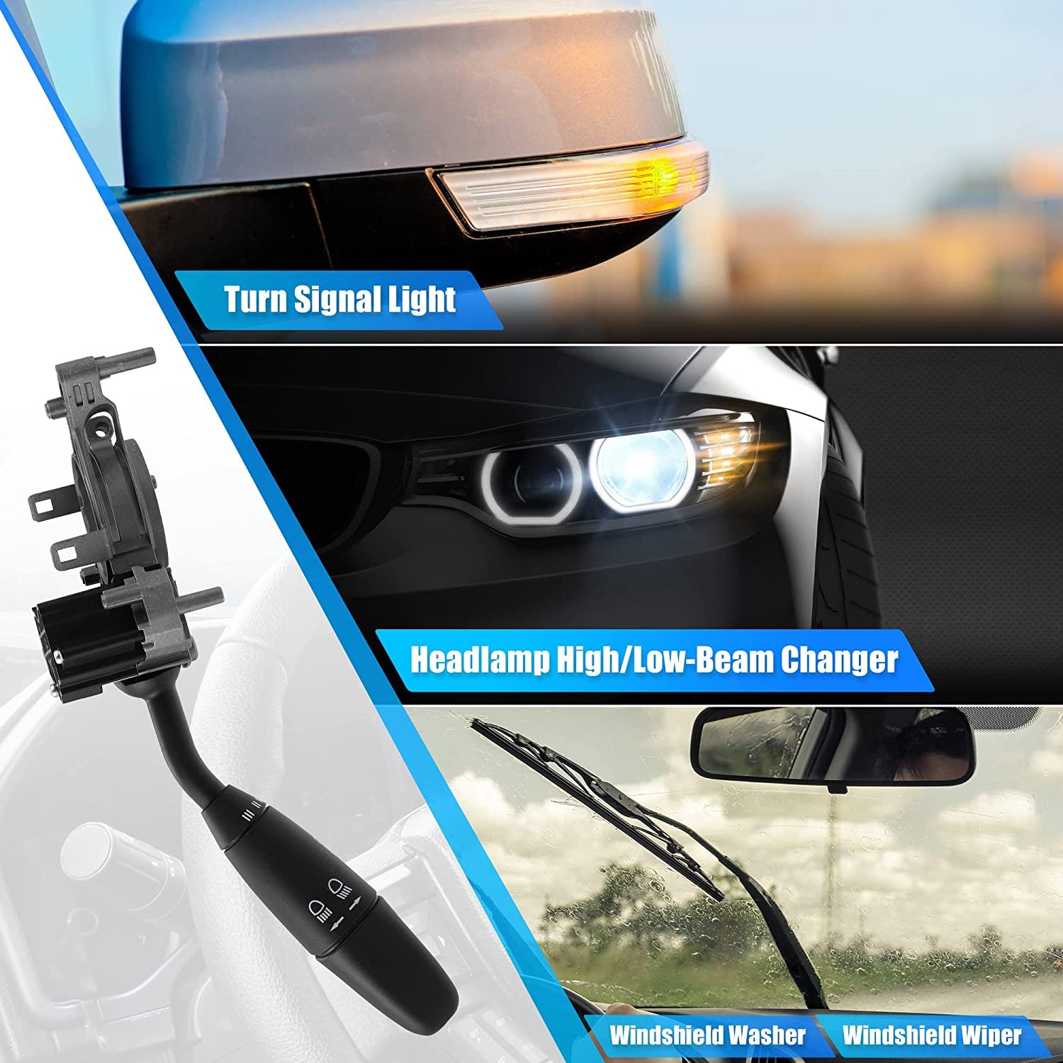 OE# 9065450310 Car Steering Column Turn Signal Wiper Switch for Mercedes-Benz Sprinter 1500 2019-2021