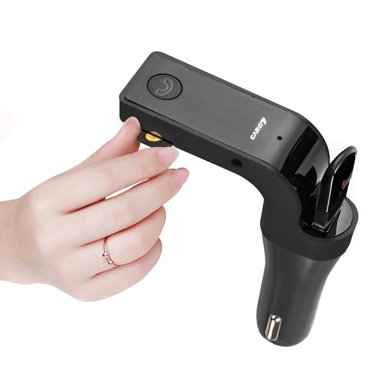 Hot Sale CAR Wireless Handsfree Car Kit With USB Port FM Transmitter SD MP3 Player Car Charger