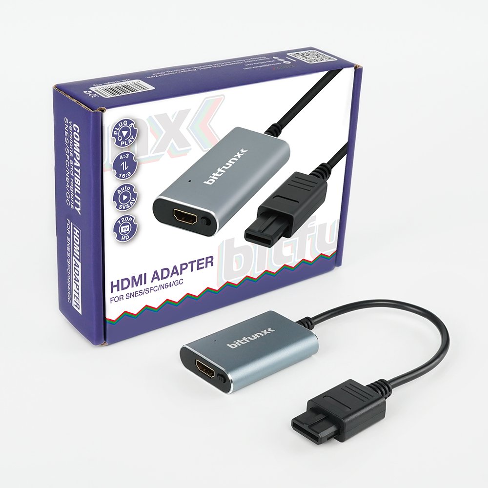 Retro Game Accessories 720p HDMI-compatible Adapter SV/AV HD Converter for NTSC PAL N64 SNES NGC Console Aspect Ratio Switch