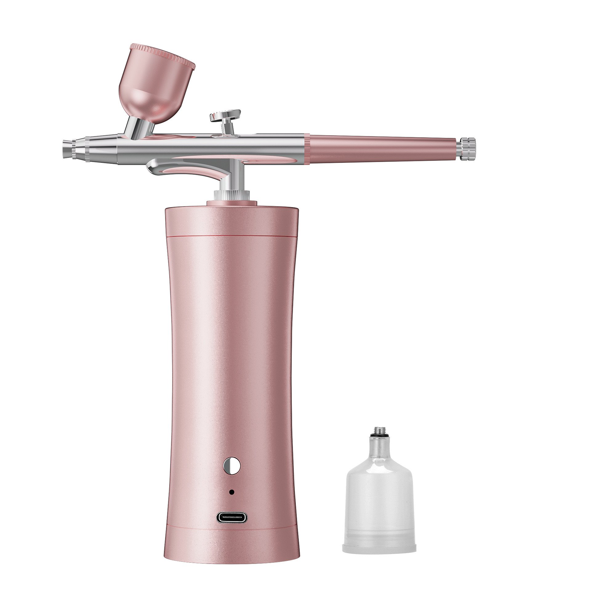 2nd Generation Airbrush Kit Compressor Cordless High-Pressure Auto Air Brush Gun 0.3mm Nozzle Cleaning Airbrush for Brow Tattoo