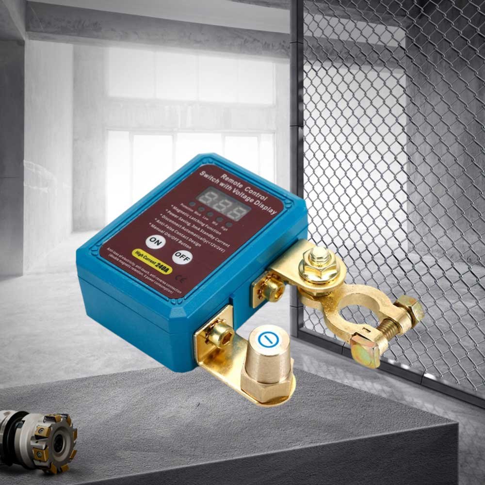 CLIPOL 12V 240A Remote Control Battery Disconnect Kill Switch Automatic Shut Relay for Autos Trucks Boats-Auto Switches