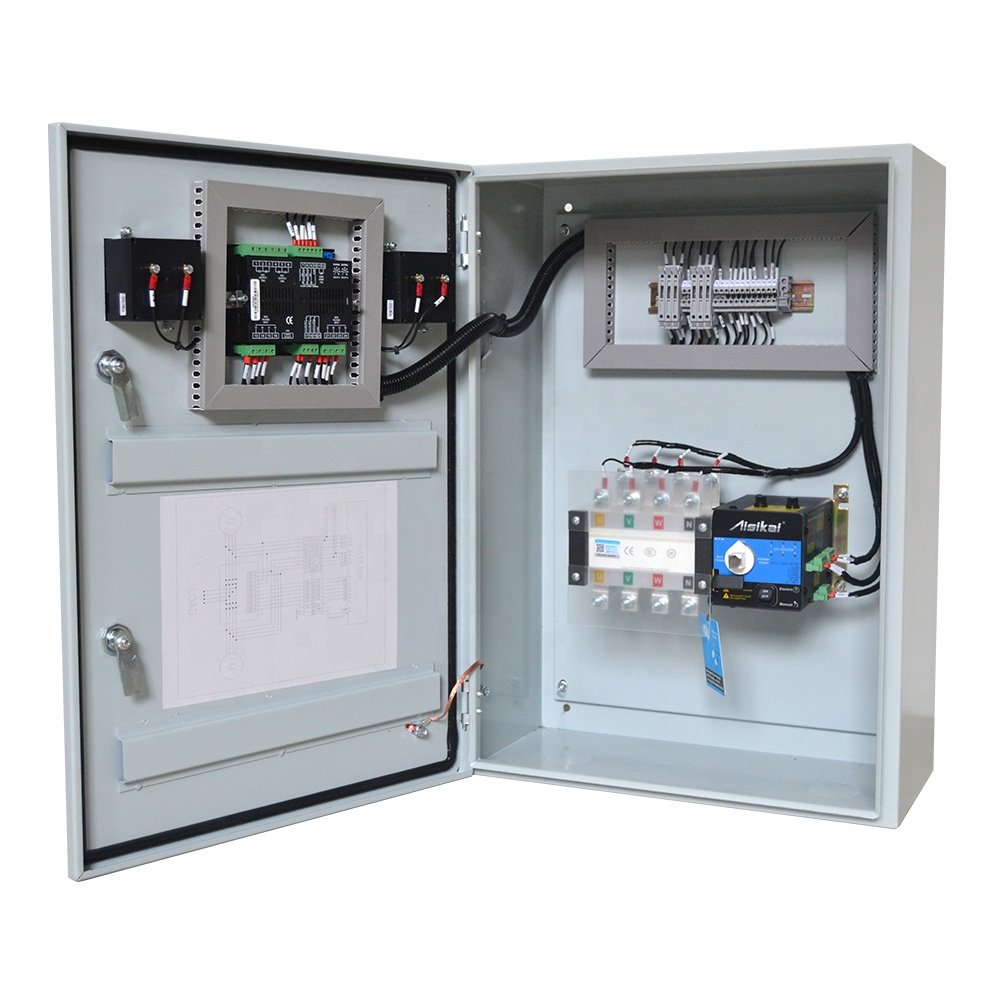 3 Phase 4poles 250A ATS Automatic Transfer Switch Changeover Switch Box for Generator
