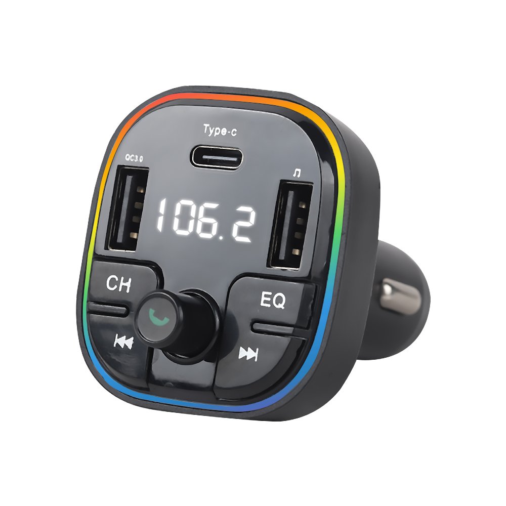 Wholesale FM Transmitter Aux Modulator Bts Handsfree Car Kits Audio MP3 Player Dual USB Car Charging