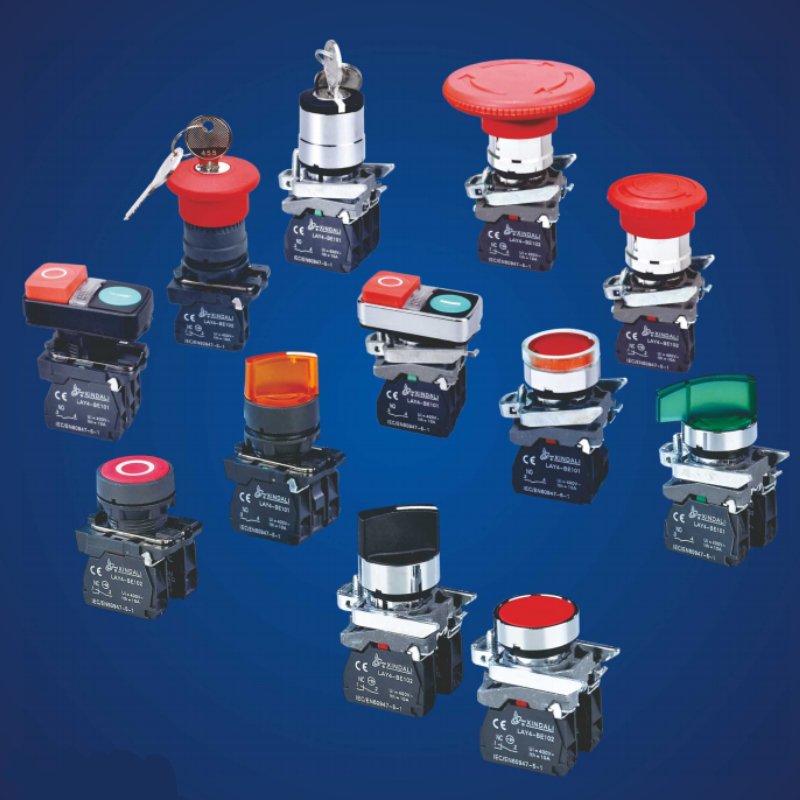 22mm XB2 1NO 2NO 1NO1NC 2/3 Position Self Locking Self Resetting Selector Knob Switch Rotary Switch Push Button Switch