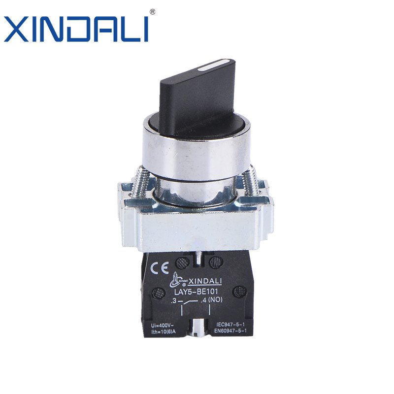 22mm XB2 1NO 2NO 1NO1NC 2/3 Position Self Locking Self Resetting Selector Knob Switch Rotary Switch Push Button Switch