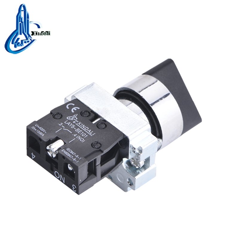 22mm XB2 1NO 2NO 1NO1NC 2/3 Position Self Locking Self Resetting Selector Knob Switch Rotary Switch Push Button Switch