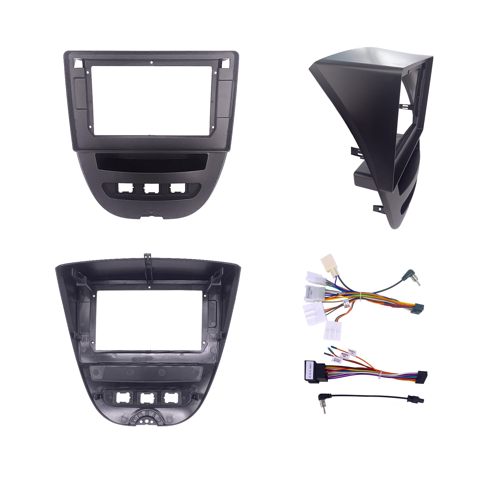 Good Price 9 Inch Frame Android Car for Toyota Aygo/Peugeot Dvd Player Radio Frame Kit Android Panel Fascia Frame