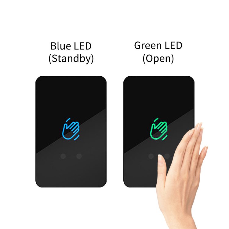 New Embedded Design No Touch Infrared Sensor Door Exit Button Access Control