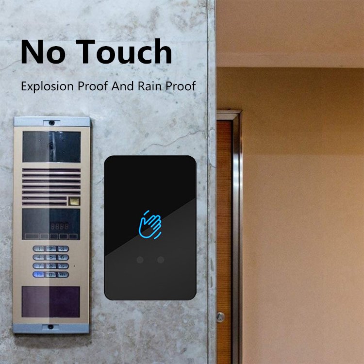 New Embedded Design No Touch Infrared Sensor Door Exit Button Access Control