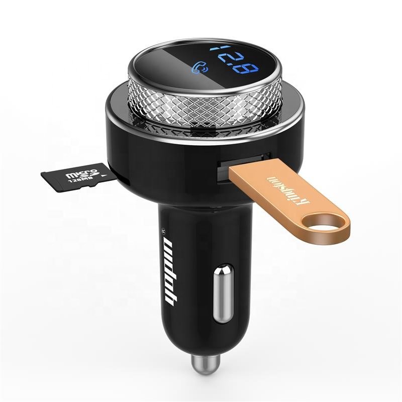 Handsfree Call Car Kit Wireless Bluetooth FM Transmitter Radio Receiver Mp3 Audio Music Stereo Adapter Dual USB Port Car Charger