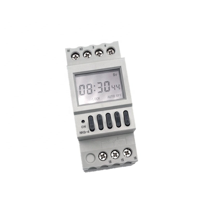 Din Rail Timer NKG-4 Intelligent Microcomputer Auto Bell Ring Controller Time Switch School 220V 40 Groups/day